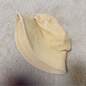 Urban Outfitters Corduroy Yellow Bucket Hat